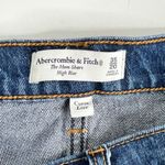 Abercrombie & Fitch High Rise Mom Shorts Dark Wash Curve Love Plus Size 20 Photo 2