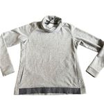 Nike  Dry Cowl Funnel Neck Pullover Top Heather Gray Medium Photo 3