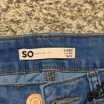 SO  Blue Skinny Jeans with Elastic Waistband Photo 3