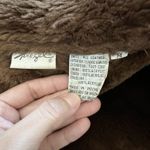 Vintage Spiegel Suede Leather Coat Faux Fur Lined Chocolate Brown Jacket Size M Photo 10