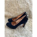 Anthropologie  Miss Albright Jeweled Cabochon Navy‎ Pumps Photo 3