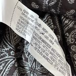 ZARA  NWT Black Bandana Print Wrap Tie Waist Blouse Top Size Small Photo 8