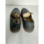 OLUKAI 'Kailua' Leather‎ Slip On Blue Camo Trench Shoes size 7 Photo 2