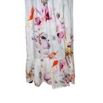 Plum Pretty Sugar White Floral Strapless Casual Women’s Maxi Dress Bridesmaid L White Size L Photo 4