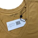 Universal Standard  Womens Long Sleeve V-Neck Tee In Honey Mustard 4XS 00 Photo 3