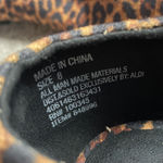 Serra  Leopard Print Mary Jane Flats Size 8 Photo 2