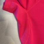 Nike  Dri-Fit V-Neck Wicking Reflective Running Athletic Top‎ in Hot Magenta Pink Photo 5
