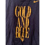 Nike University Of West Virginia Mountaineers Women's T-Shirt Size S Blue Gold Photo 3