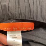 Miss Me Sweet by  Black Sequin Trim Skirt 100% cotton size medium Photo 5