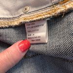 Nasty Gal NWT Blue Button Fly Distressed Boyfriend Jean Sz 26 Photo 4