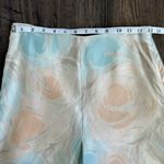 Loro Piana  Pastel Floral Swirl 100% Silk Pleated Skirt Size IT 40 (US 4) Photo 7