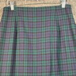 Hugo Buscati Vintage Milano Women's Wool Plaid Pencil Skirt Size 12 Photo 1