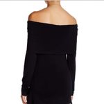 Go Couture  Off the Shoulder Black Long Sleeve Top Photo 1