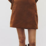 H&M Faux Suede Mini Skirt Photo 0