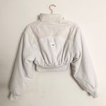 Alo Yoga Polar Fleece Cropped Wintry Mix Jacket Ivory S Photo 12