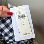 MISA Los Angeles NEW NWT  Lunna Gingham Crop Top Black Motif Medium Anthropologie Photo 5