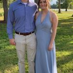 Azazie  Bridesmaid Dress Dusty Blue Photo 4