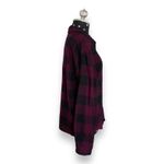 Wild Fable  Women's Shirt S Long‎ Sleeve Button-Down Plaid Buffalo Check Burgundy Photo 5