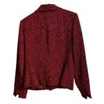 Studio 1 Women’s Burgundy Long Sleeves String Tie Jacket Size 12 Sku 2281 Photo 3