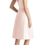 Alfred Sung New With Tags Pink V-Neck A-Line Dress size 2 with pockets Photo 2