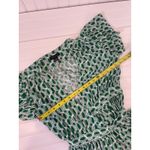 Intrigue  Wrap Dress Womens Size S Green Flutter Sleeve Casual Photo 3