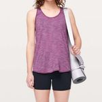 Lululemon Essential Tank Heathered Black/Grey Size 6 Photo 2