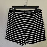 Doe & Rae  black and white striped shorts size small Photo 2