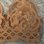 Free People One Nude Tan Adella Lace Bralette Bra XS Photo 4