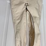 Urban Outfitters NWT  Off-White Halter Romper Shorts Star Zipper Inseam 1.5” Photo 9