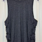 Gaiam  Charcoal Sleeveless Muscle Tee Photo 0