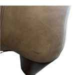 Parker & Sky Ankle Boot Womens Size 8.5 Faux Suede Tan Bootie Side Zip Photo 4