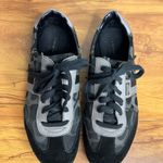Coach  Kinsley Signature C Monogram Sneakers Size 9.5 Black Gray Casual Lace Up Photo 4