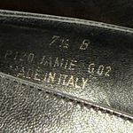 Coach P120 Jamie 2” black silver leather loafer shoe size 7.5 B Photo 4