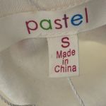 Pastels Brand Cream color Romper as skort (shorts under skirt) *Includes Belt. White Photo 7