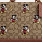 Coach Disney X Signature Jacquard Dempsey Carryall With Mickey Mouse Print Photo 3