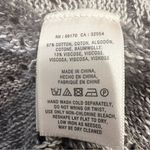 Anthropologie Moth Lavena Pointelle Vest Womens XS Gray Draped Crochet Cardigan Photo 11