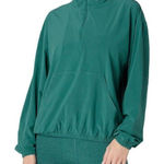 Beyond Yoga  In Stride Half Zip Pullover Long Sleeve Top Green Women’s Small Gym Photo 0