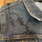Venezia Woman Plus Dark Wash Embellished Beaded Cotton/Spandex Jean Jacket 18/20 Size undefined Photo 5