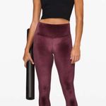 Lululemon  Wunder Under Lounge Special Edition Velvet Garnet Leggings Size 6 Photo 0