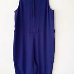 Rachel Roy Rachel Royal Blue Harem Style Jumpsuit XL Photo 1