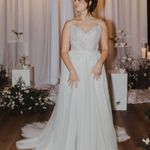 Casablanca Bridal Wedding Dress Style Rhiannon White Size 14 Photo 0