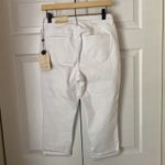 NYDJ Women's Chloe Skinny Capri Jeans in Optic White Size 2 Coastal Neutral Photo 3