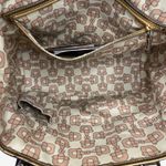 Gucci GG Canvas Gold Leather Trim Tote 137396 002404 with Charm & Cards Photo 8