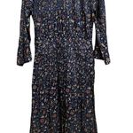 Veronica Beard NWT Shireen Button-Front Floral Print Pleated Dress in Ink Sz 2 Photo 8