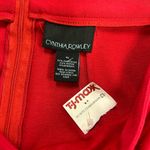 Cynthia Rowley  Size 10 Red Short Shirt With Ruffle And Back‎ Slit NWT Photo 5