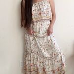 Joie  Vernita Silk Maxi Dress - White Floral Pattern Photo 2