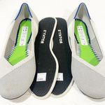 Rothy's Rothy’s Size 8.5 Grey Multi Shade Round Toe Knit Ballet Flats Photo 4