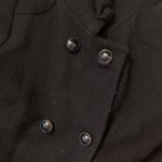 Shumacher black wool blend pea coat size XS Photo 3