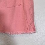 Madewell  Pink Denim Cut Off Mini Jean Skirt Womens 10 Spring Casual Zipper Photo 9