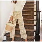 J. McLaughlin J. McLaughlin Leora Wide Leg Jeans in Tan/Cream Seabray Size 8 MRSP $188 Photo 2